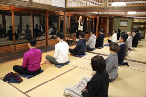 妙心寺　坐禅